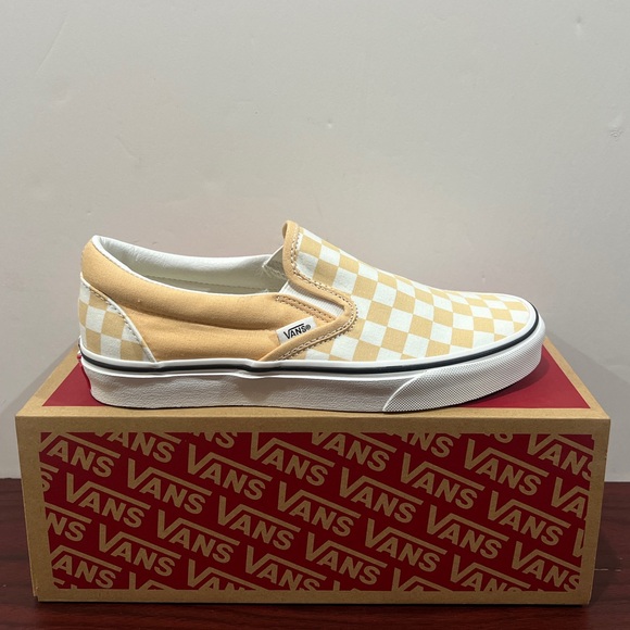 Vans, Classic Slip-On, VN0A7Q5DBLP, Peach & White - Picture 10 of 12